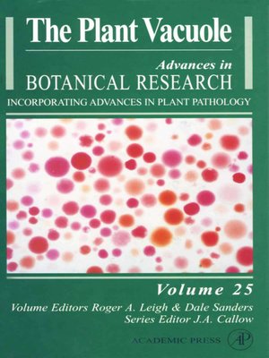 cover image of The Plant Vacuole